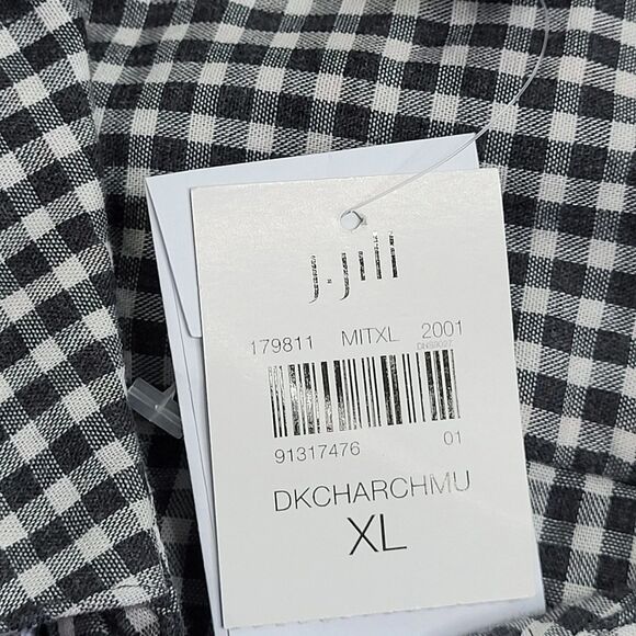 J. Jill Button Down Shirt Top Blouse Tunic Size XL Plaid Check Western NEW - Picture 5 of 16